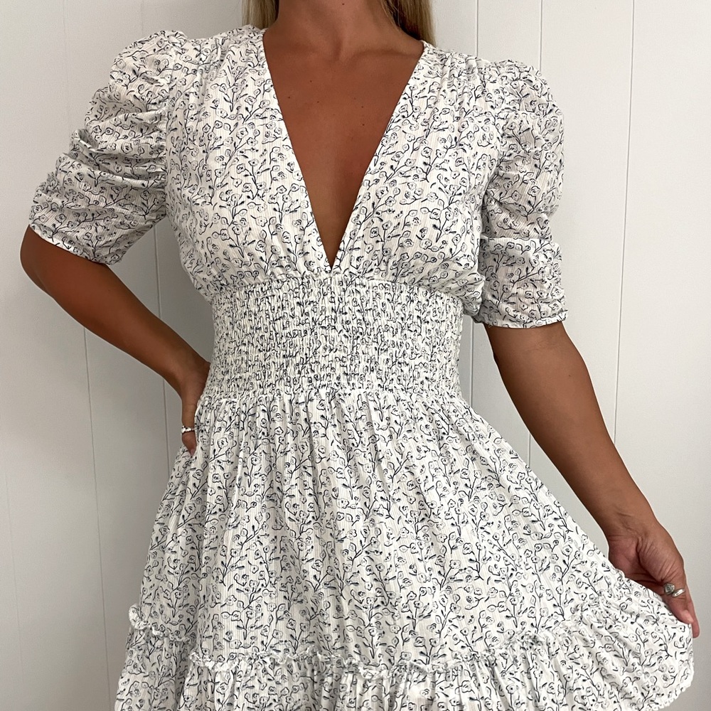 Cleobella floral mini dress